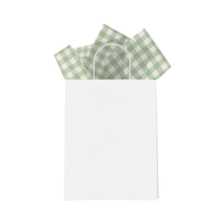 Green Gingham Tissue Paper – 20 x 30 Decorative Gift Wrap Tissue Paper