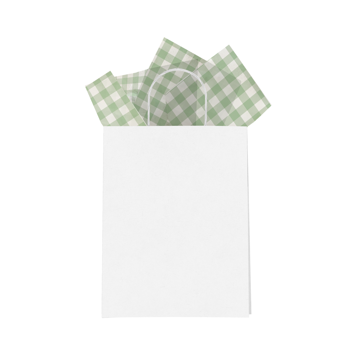 Green Gingham Tissue Paper – 20 x 30 Decorative Gift Wrap Tissue Paper