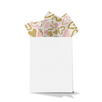 Pink and Gold Hearts 20x30 Tissue Paper – Gift Wrapping & Boutique Packaging