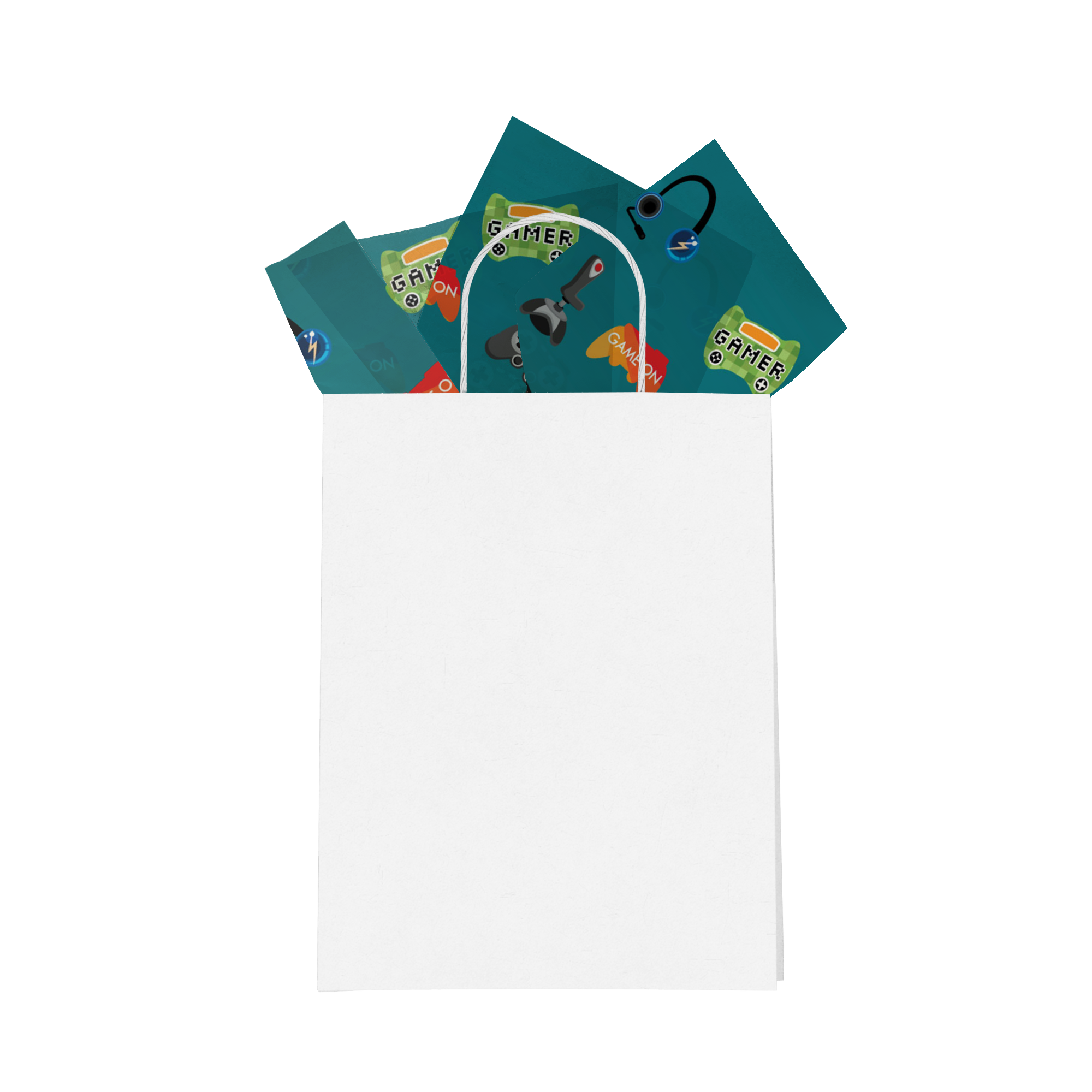 Video Game 20x30 Tissue Paper – Gift Wrapping & Boutique Packaging