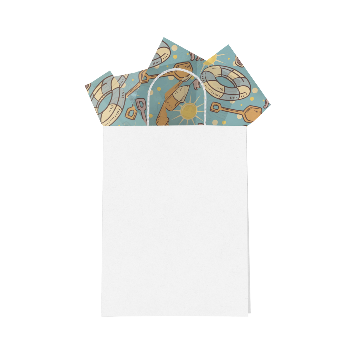 Beach Fun Designer Tissue Paper for Gift Bags