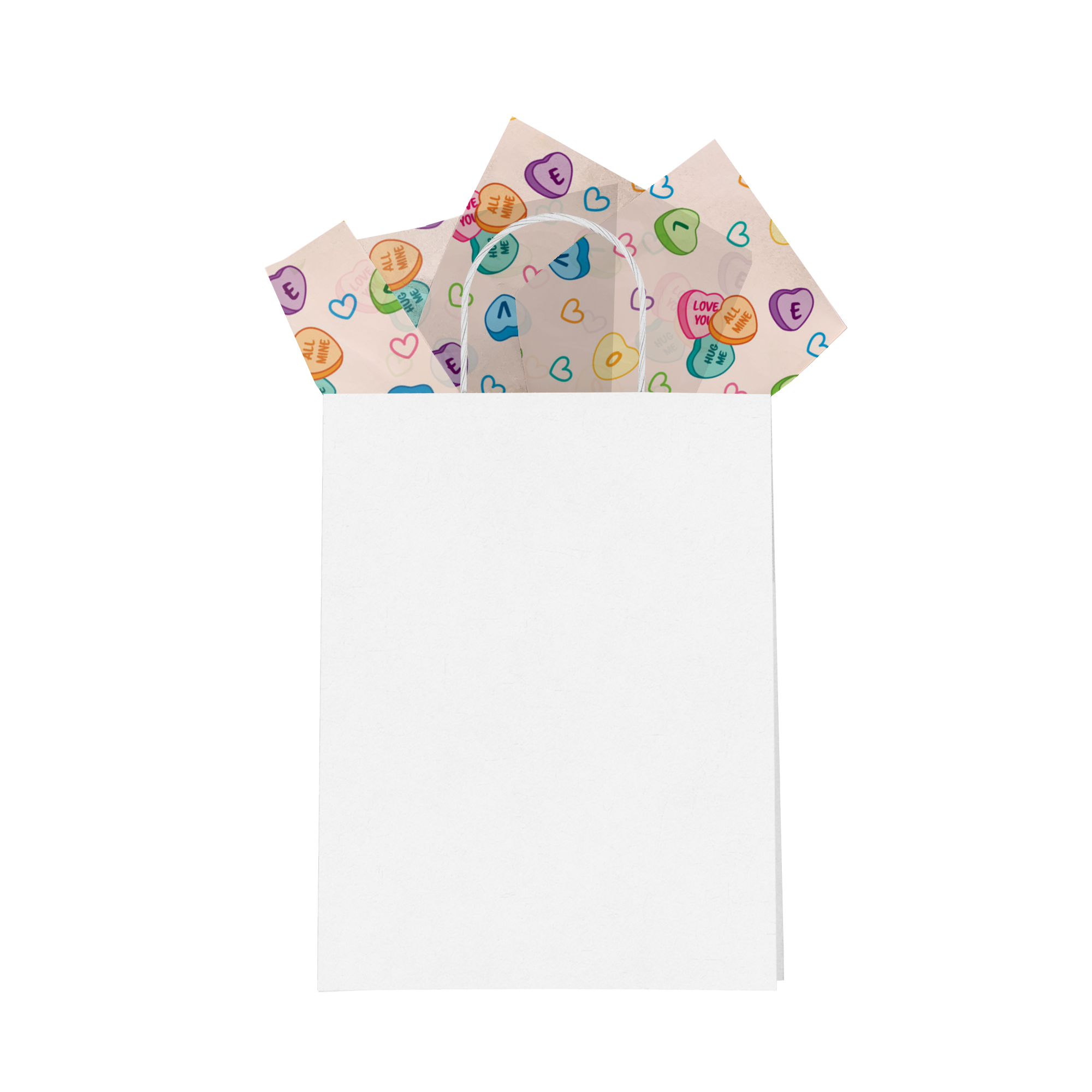 Candy Hearts 20x30 Tissue Paper – Gift Wrapping & Boutique Packaging