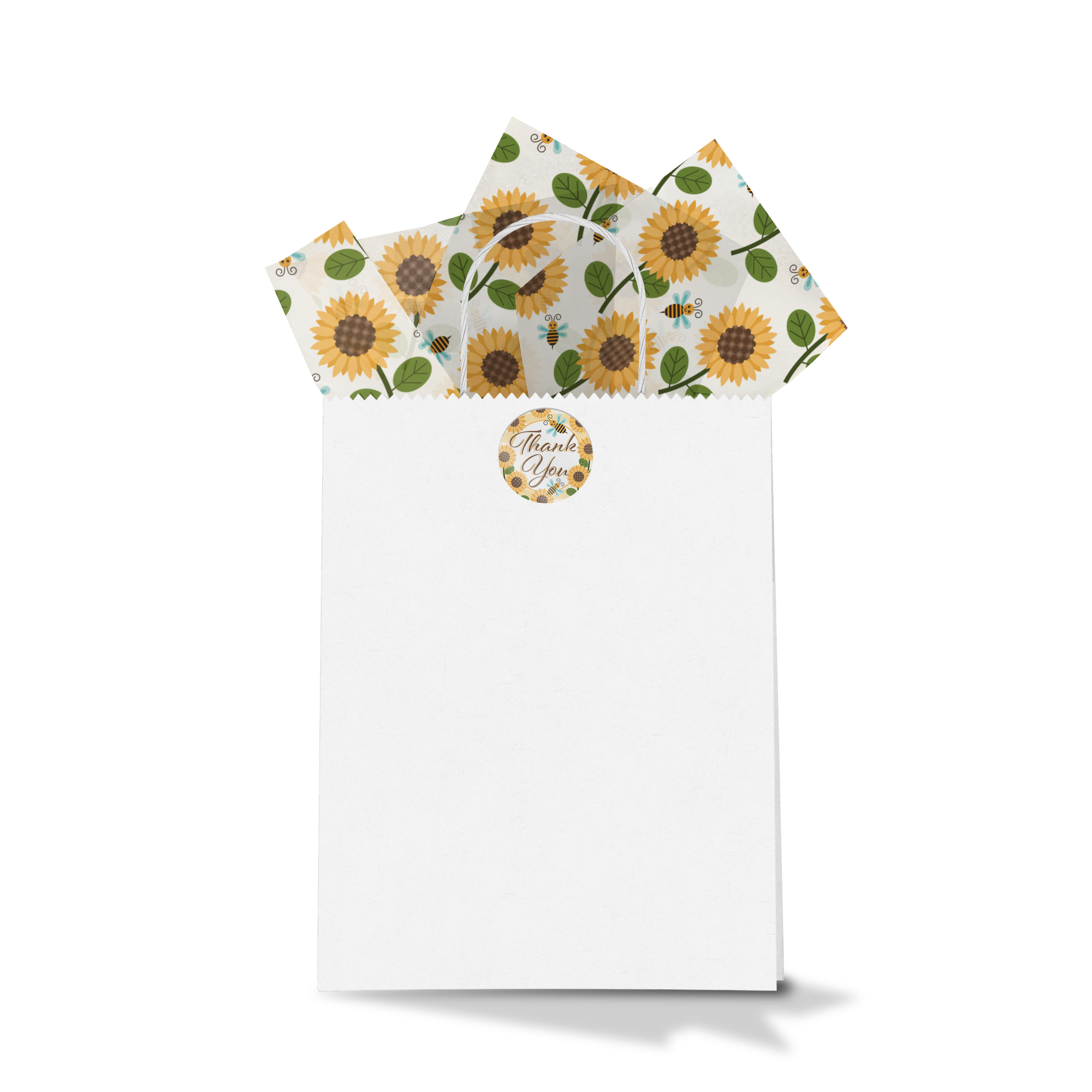 Sunflower and Bees 20x30 Tissue Paper – Gift Wrapping & Boutique Packaging