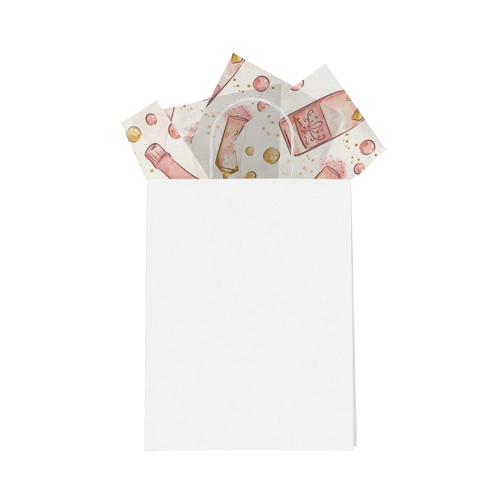 Champagne Bottles 20x30 Tissue Paper – Gift Wrapping & Boutique Packaging