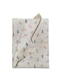 Winter Ski Village Tissue Paper – 20 x 30 Holiday Gift Wrap Tissue Paper