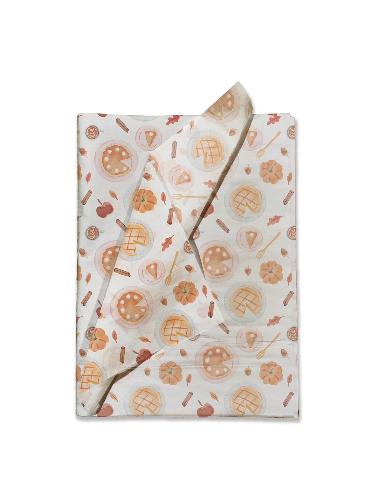 Pumpkin Spice Tissue Paper – 20 x 30 Fall Gift Wrap Tissue Paper