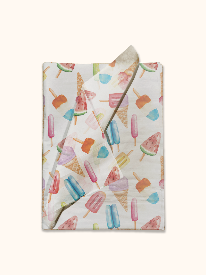 Popsicles Designer Tissue Paper for Gift Bags