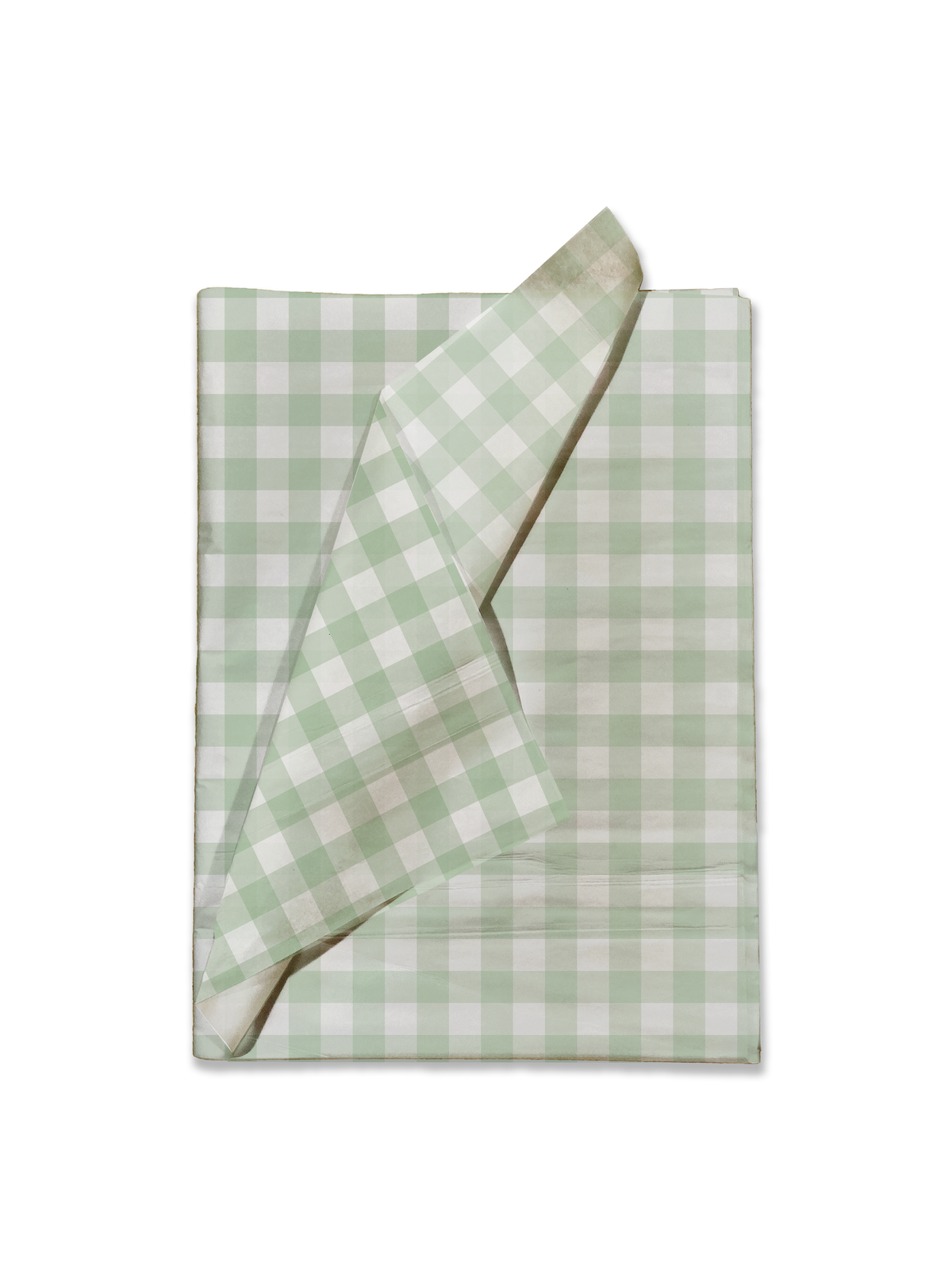 Green Gingham Tissue Paper – 20 x 30 Decorative Gift Wrap Tissue Paper