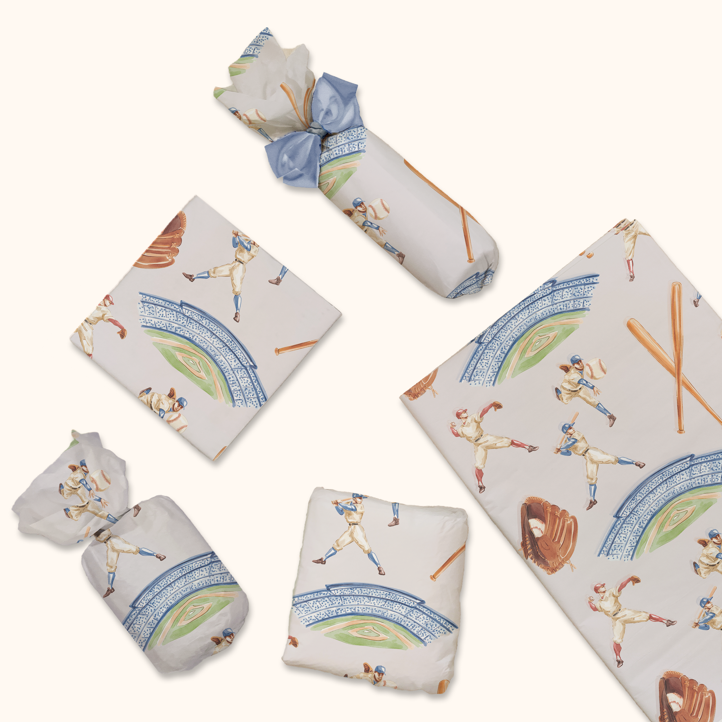 Baseball 20x30 Tissue Paper – Gift Wrapping & Boutique Packaging