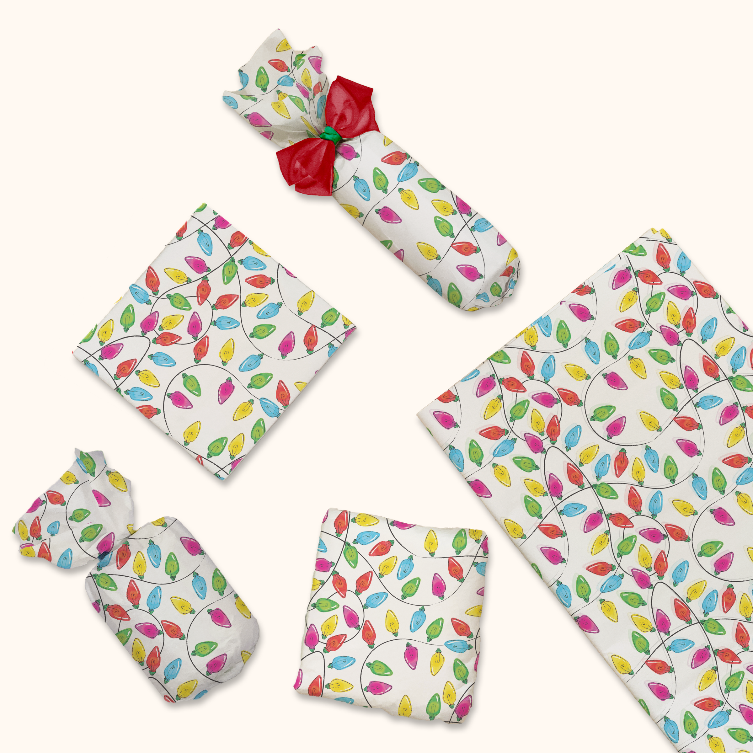 Christmas Lights 20x30 Tissue Paper – Gift Wrapping & Boutique Packaging
