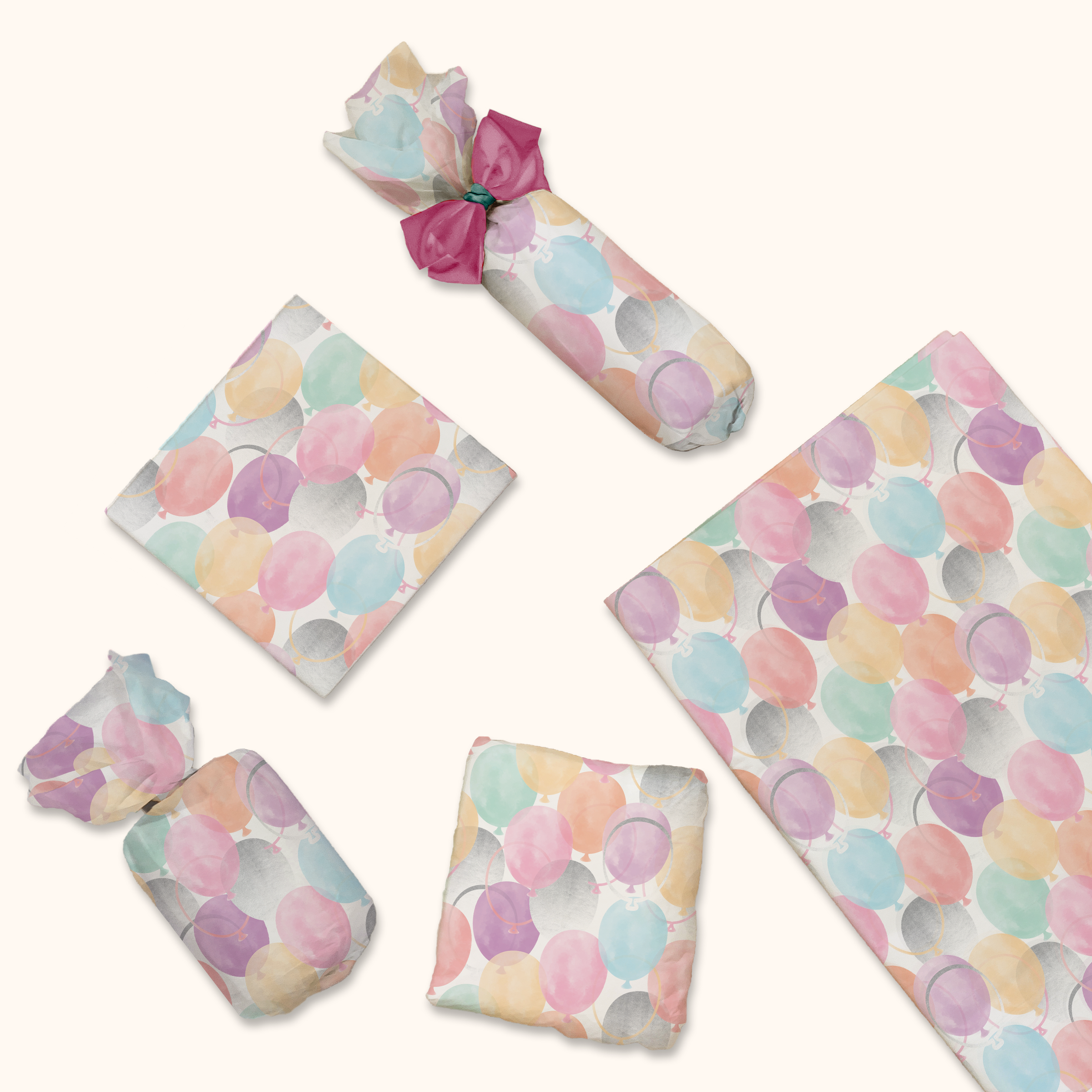 Colorful Balloons 20x30 Tissue Paper – Gift Wrapping & Boutique Packaging