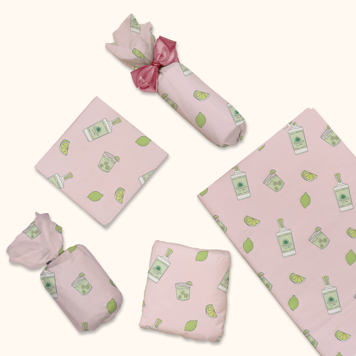 Margarita Cocktail Tissue Paper – 20 x 30 Fiesta Gift Wrap Tissue Paper