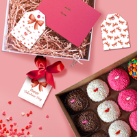 Valentine's Day Bows Assortment Gift Tags