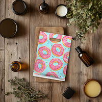 9x12 Donut Poly Merchandise Bags – Retail Bags with Die-Cut Handles (2 Mil)