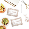 Pink Paisley Insert Cards for Business Customers