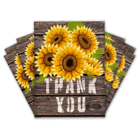 Sunflower Thank you Designer Poly mailers bag Pro supply Global