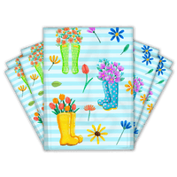 Colorful boots &flower Designer Poly mailers bags Pro supply Global