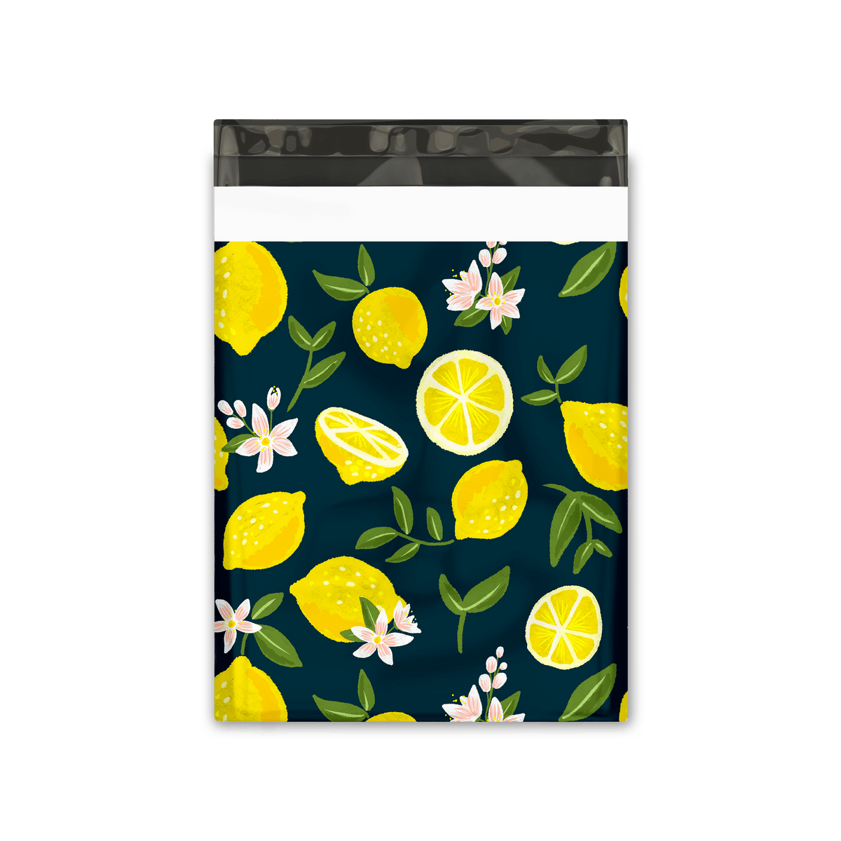 10x13 Lemons Poly Mailers Shipping Envelopes Premium Printed Bags - Pro Supply Global