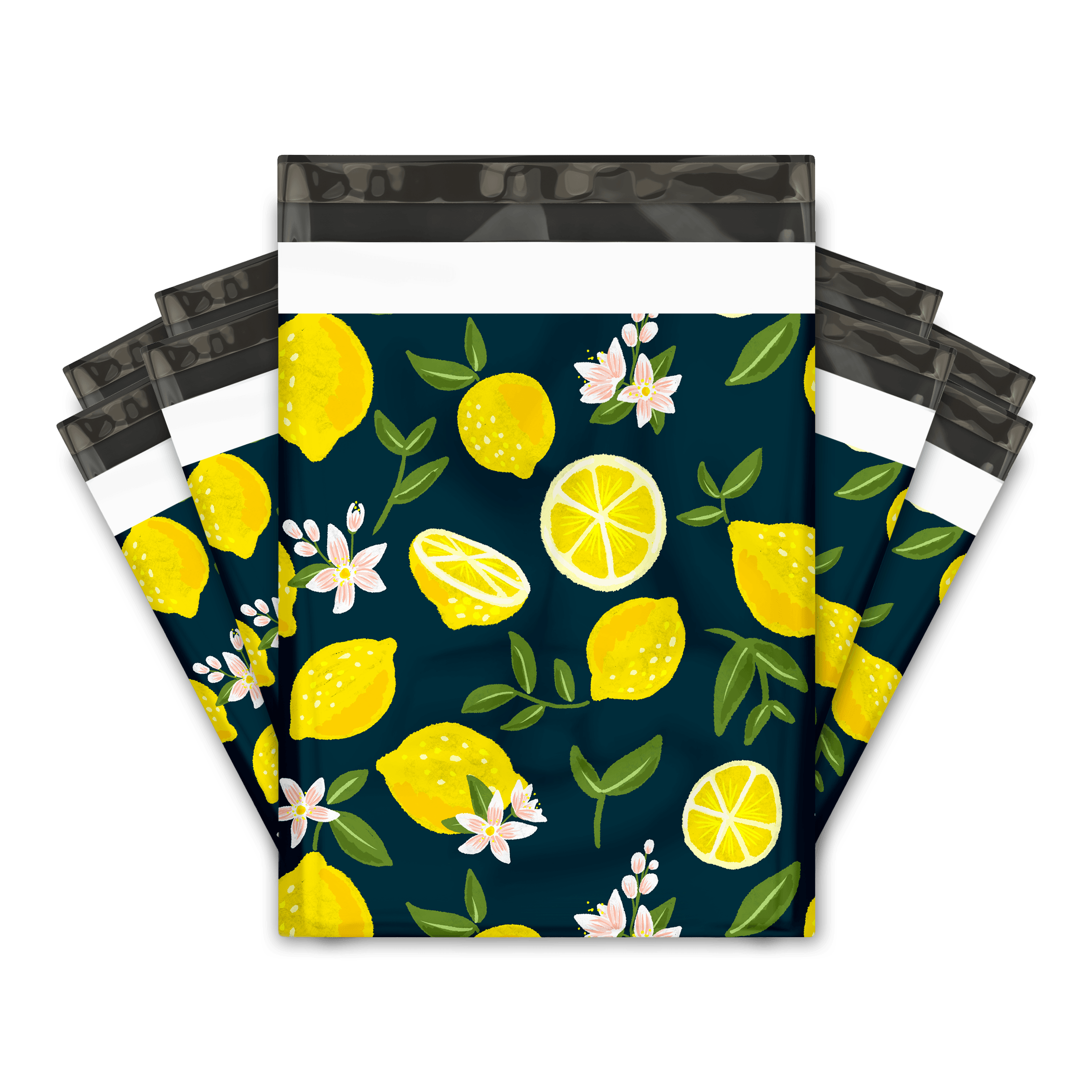 Lemons Poly Mailers Shipping Envelopes Premium Printed Bags