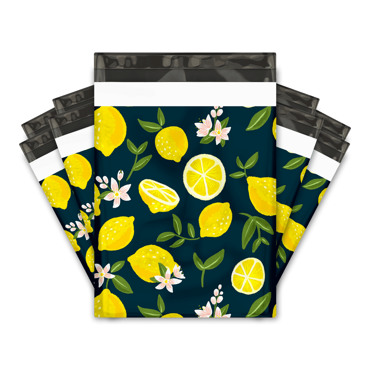 Lemons Poly Mailers Shipping Envelopes Premium Printed Bags