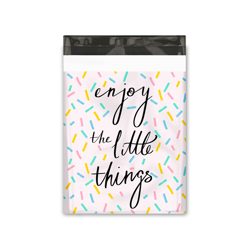 Single 10x13 Confetti Themed Poly Mailer