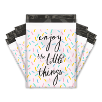Multiple 10x13 Confetti Themed Poly Mailers