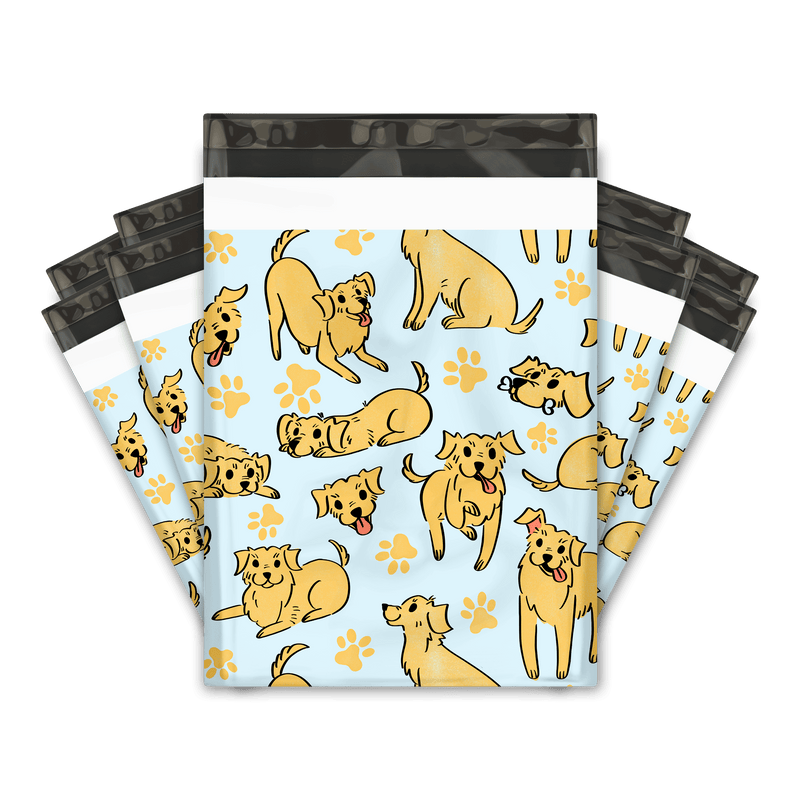  Dogs Designer Poly Mailers Shipping Envelopes Premium Printed Bags