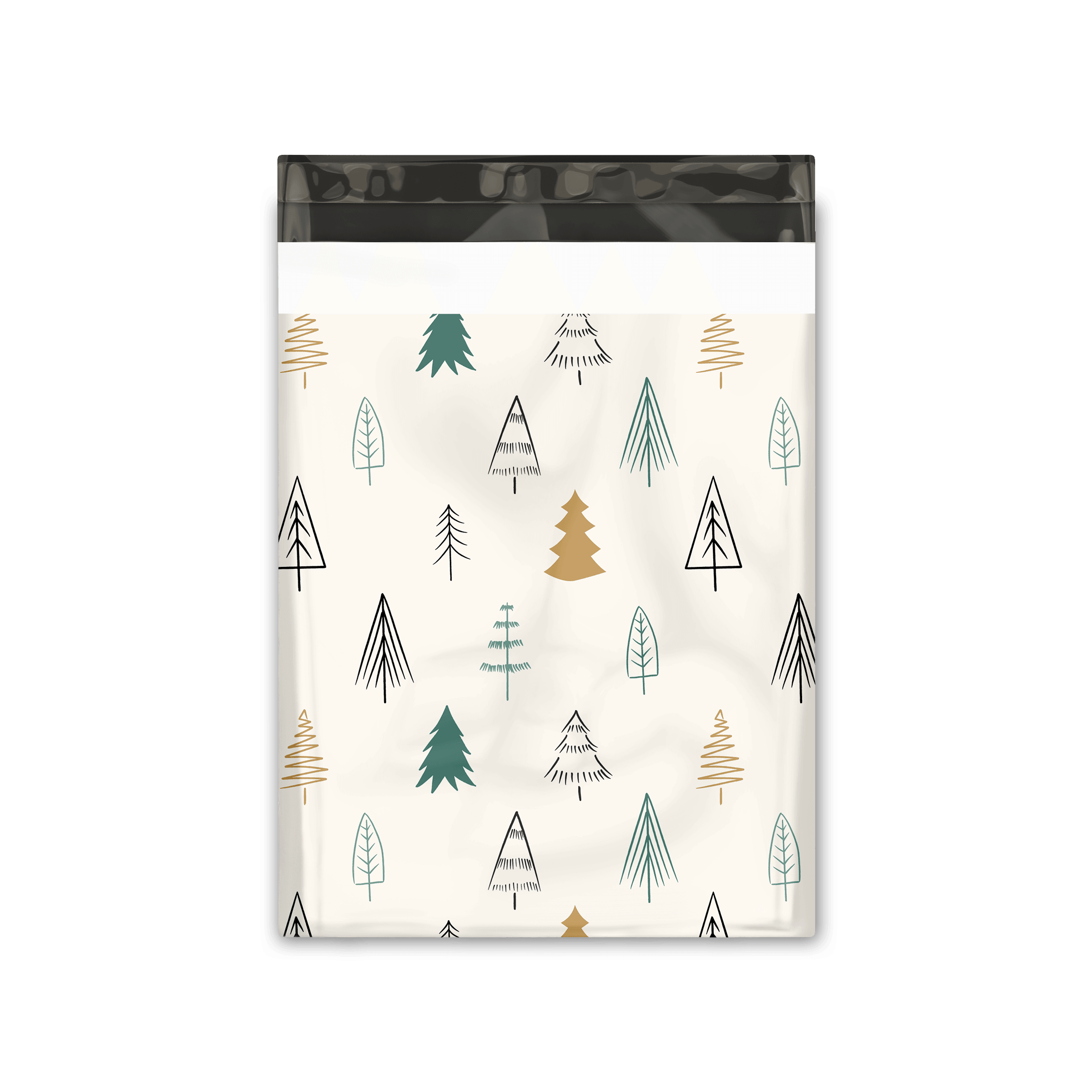 10x13 Fir Trees Designer Poly Mailers Shipping Envelopes Premium Printed Bags - Pro Supply Global