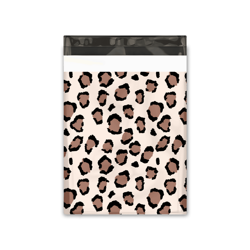 10x13 Leopard Designer Poly Mailers Shipping Envelopes Premium Printed Bags - Pro Supply Global
