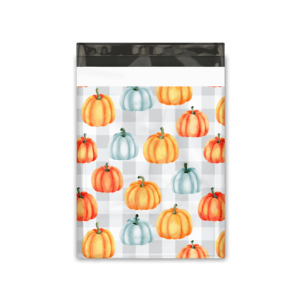 10x13 Pumpkins Designer Poly Mailers Shipping Envelopes Premium Printed Bags - Pro Supply Global