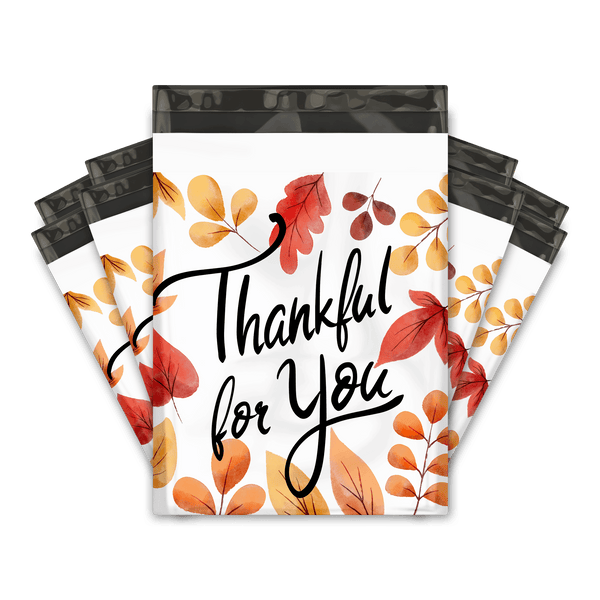 Autumn leaves Poly mailers bags Pro supply Global