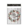 Single 10x13 Christmas Wreath Themed Poly Mailer