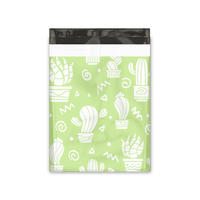 19x24" Green Cactus Designer Poly Mailers Shipping Envelopes Premium Printed Bags - Pro Supply Global