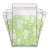 Green Cactus Designer Poly Bubble Mailer Padded Shipping Bags Pro Supply Global