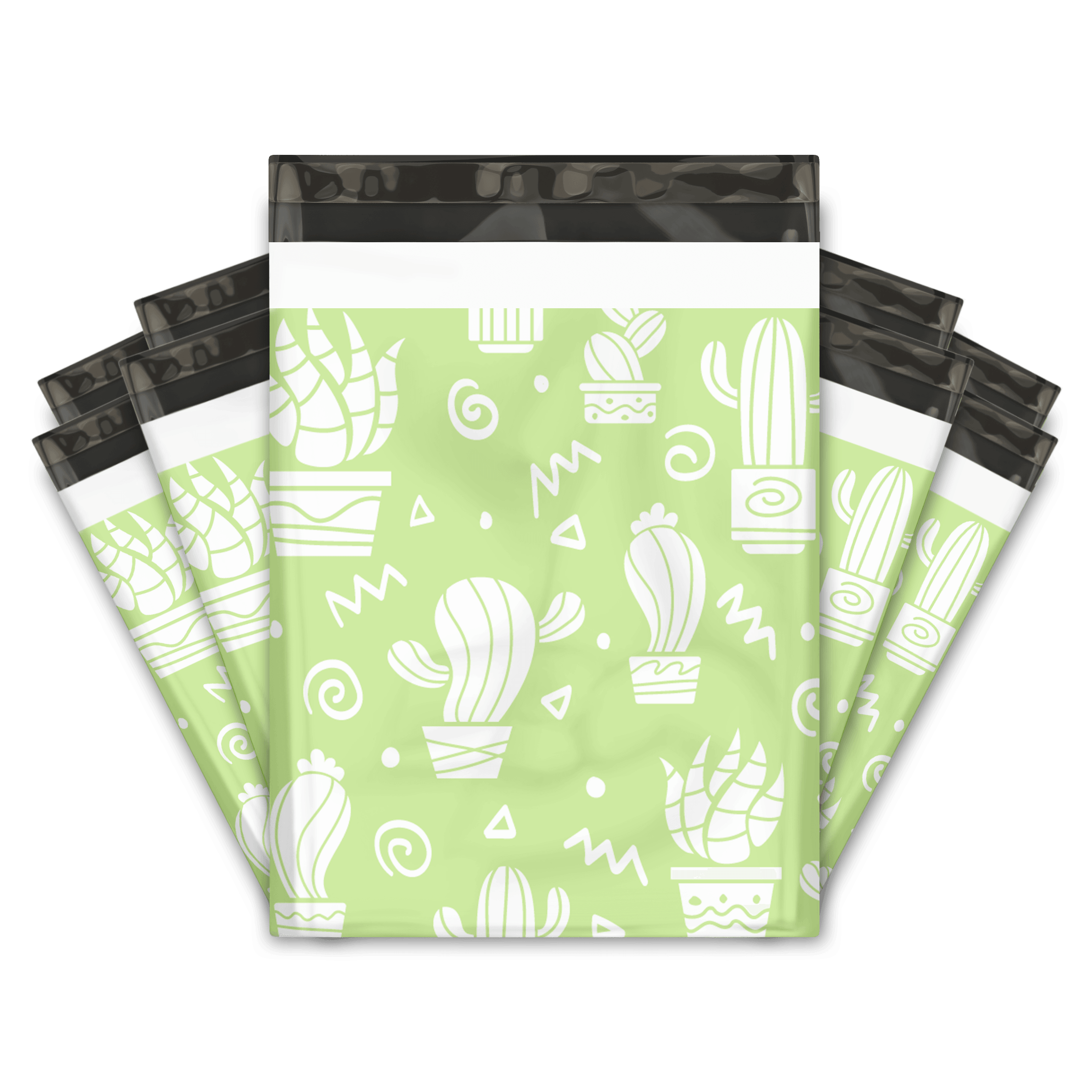 Green Cactus cute Designer Poly mailers bags Pro supply Global