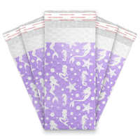 Purple Mermaid Designer Poly bubble mailers padded bags Pro supply Global