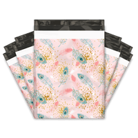 Peacock Pink Designer Poly Mailer Shipping Bags Pro Supply Global