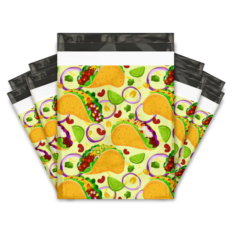 Tacos Designer Poly mailers bags Pro supply Global