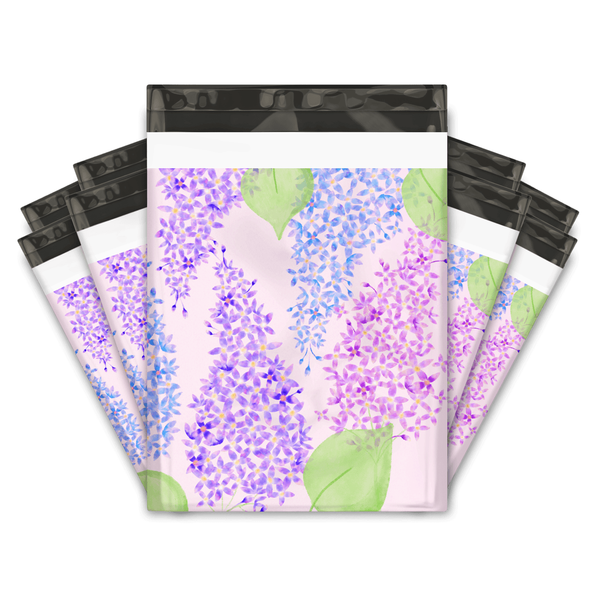 Lilacs Floral Designer Poly Mailer Pro Supply Global