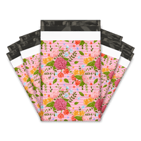 Pink Rose Designer Poly mailers bags Pro supply Global