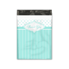 10x13 Turquoise Thank You Stripes Polka Dots & Chevron Poly Mailers Shipping Envelopes Premium Printed Bags - Pro Supply Global