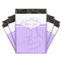 Purple Thank You Designer Poly mailers bags Pro supply Global