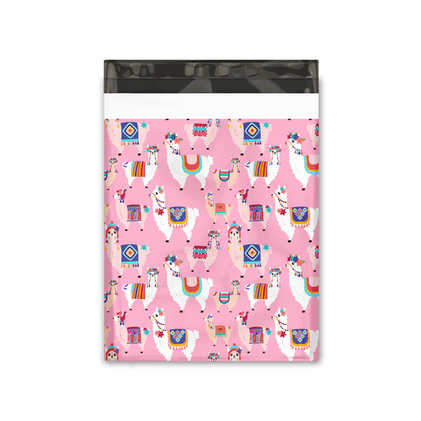 12x15" Llamas Designer Poly Mailers Shipping Envelopes Premium Printed Bags - Pro Supply Global