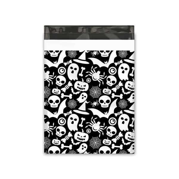 10x13 Halloween Designer Poly Mailers Shipping Envelopes Premium Printed Bags - Pro Supply Global