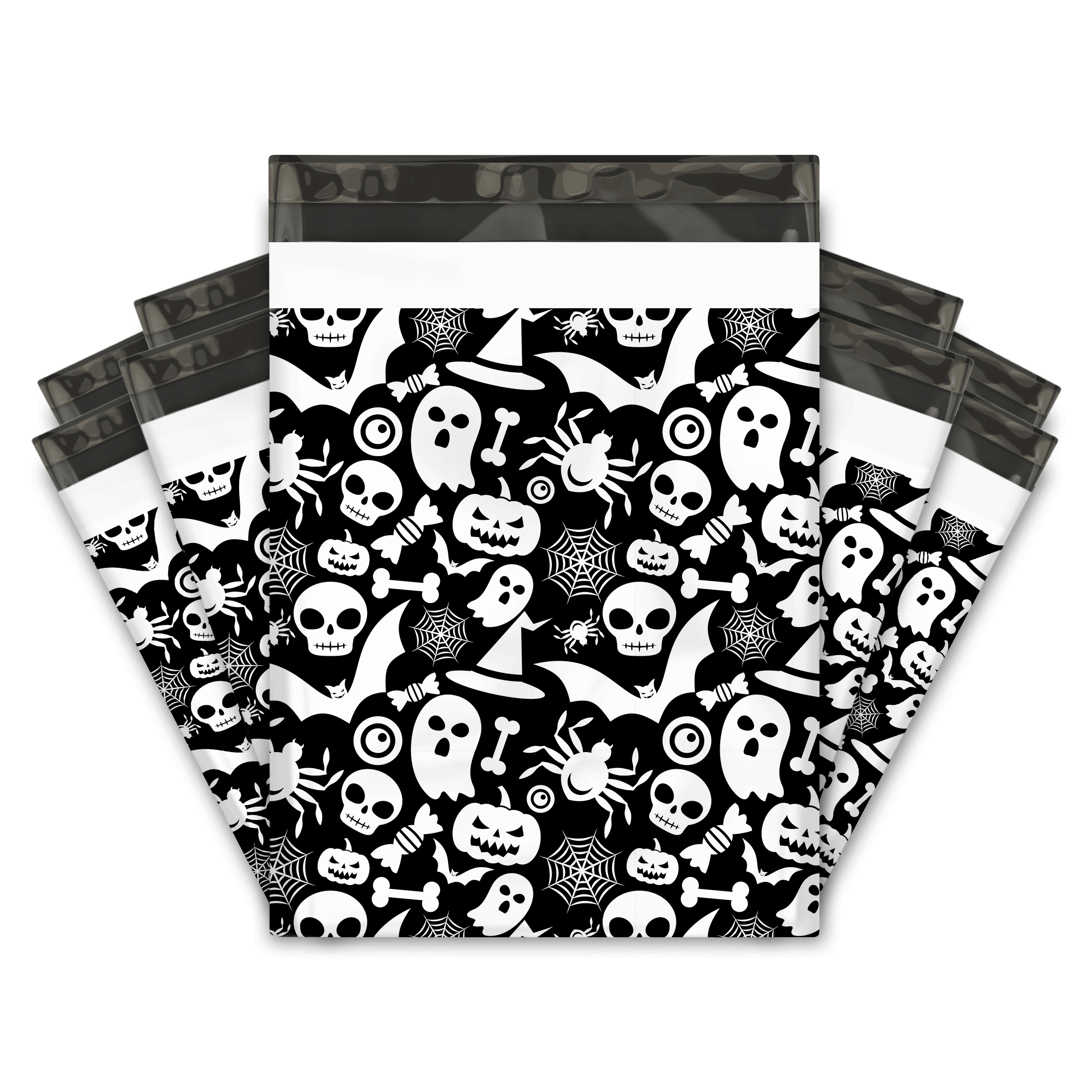  Halloween Designer Poly Mailers Shipping Envelopes Premium Printed Bags Pro Supply Global