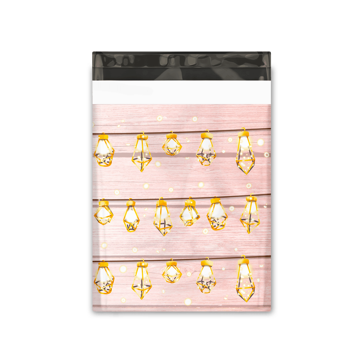 10x13 Fairy Lights Designer Poly Mailers Shipping Envelopes Premium Printed Bags - Pro Supply Global