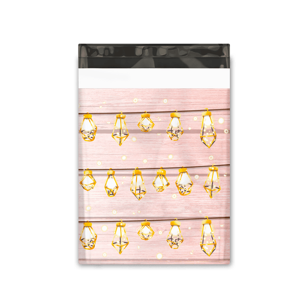 10x13 Fairy Lights Designer Poly Mailers Shipping Envelopes Premium Printed Bags - Pro Supply Global