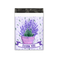 10x13 Lavender Poly Mailers Shipping Envelopes Premium Printed Bags - Pro Supply Global