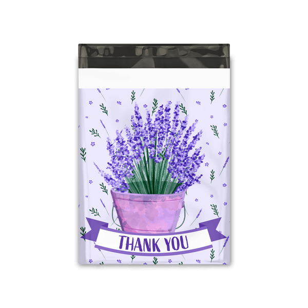 10x13 Lavender Poly Mailers Shipping Envelopes Premium Printed Bags - Pro Supply Global