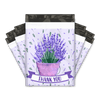 Lavender Designer Poly Mailers Shipping Envelopes Premium Printed Bags